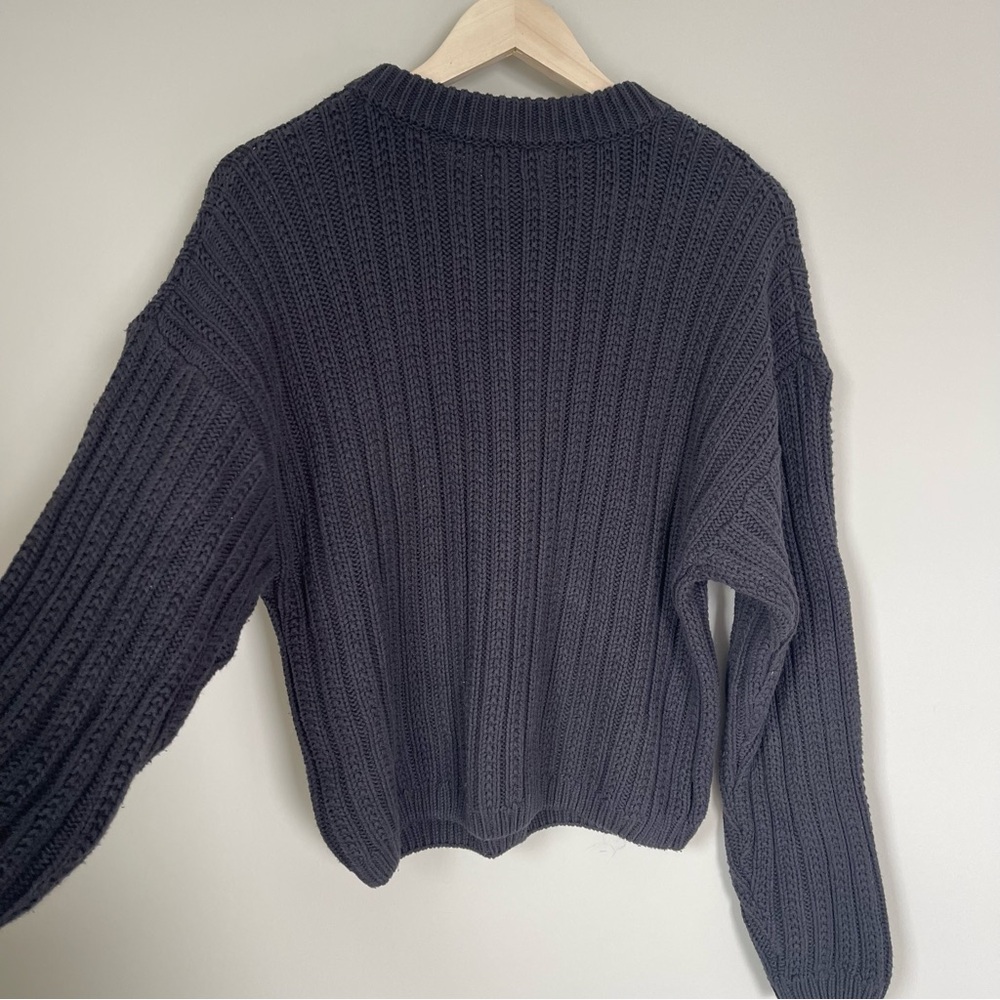 Universal Threads Black Textured Sweater